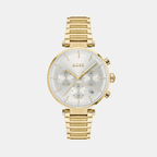 Boss Round Silver White Multi-Function watch