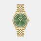 Women Quartz Green Mother Of Pearl Dial Analog Stainless Steel Watch 1502780