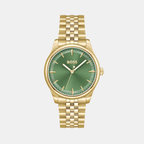 Boss Round Green Mother Of Pearl Analog watch