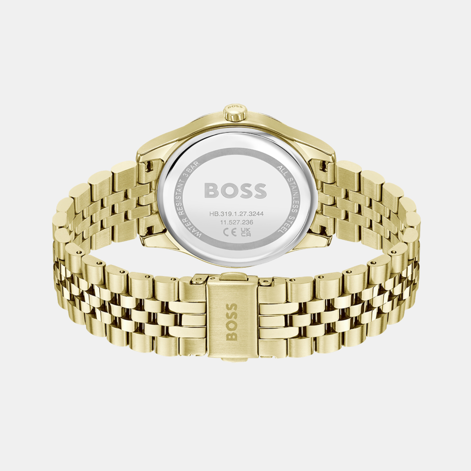 Boss Women Round Green Mother Of Pearl watch