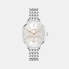 Symphony Le Women Quartz Gold Dial Multi-Function Stainless Steel Watch 1502781