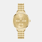 Boss Round Gold Multi-Function watch