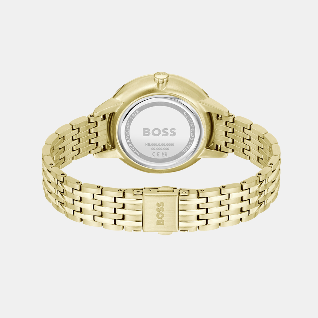 Boss Women Round Gold watch