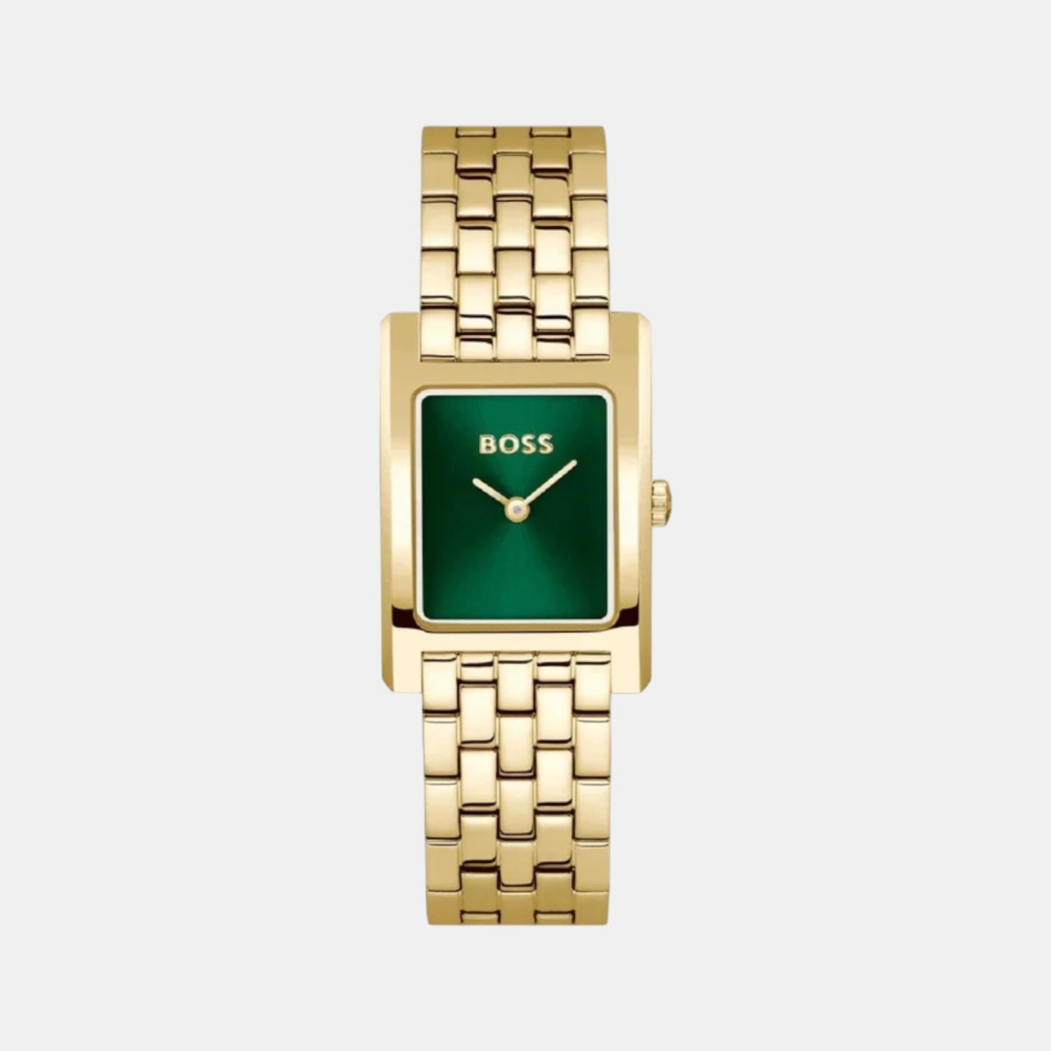 Lucy Qtm Women Quartz Green Dial Analog Stainless Steel Watch 1502785