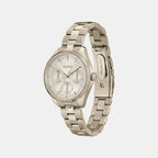Sage Sport Women Quartz Pink Dial Multi-Function Stainless Steel Watch 1502801