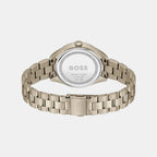 Sage Sport Women Quartz Pink Dial Multi-Function Stainless Steel Watch 1502801