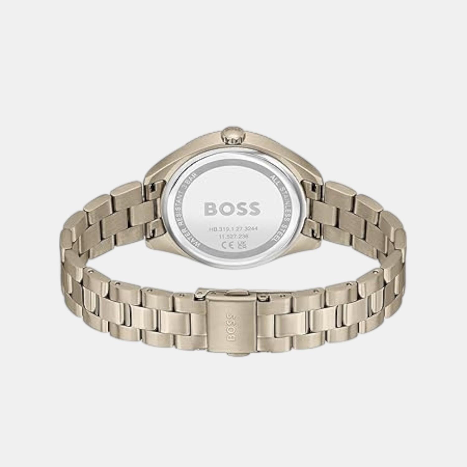 Sage Sport Women Quartz Pale Rose Gold Dial Multi-Function Stainless Steel Watch 1502801