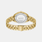 Sage Sport Women Quartz Gold Dial Multi-Function Stainless Steel Watch 1502803