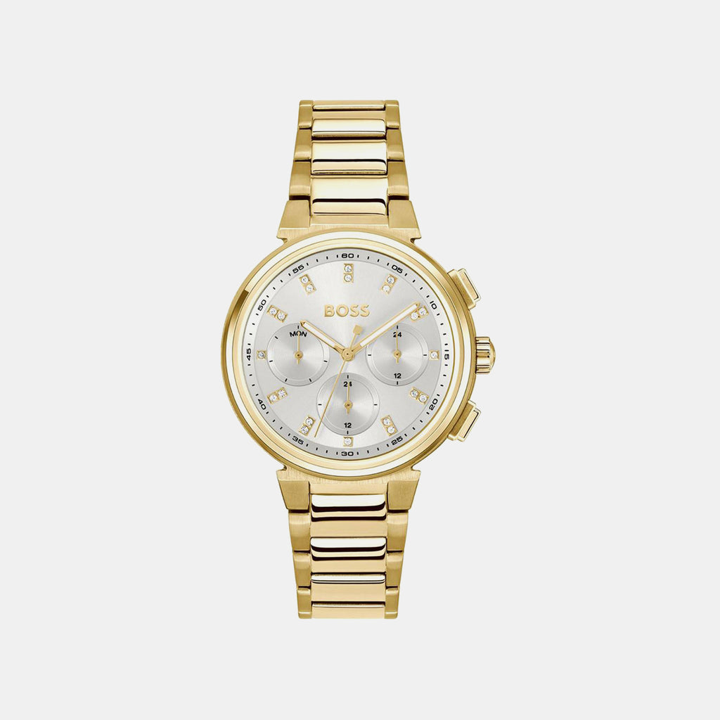 One Women Quartz Silver Dial Multi-Function Stainless Steel Watch 1502807