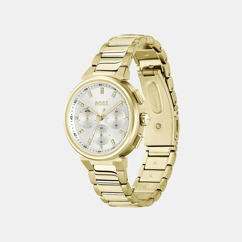 One Women Quartz Silver Dial Multi-Function Stainless Steel Watch 1502807