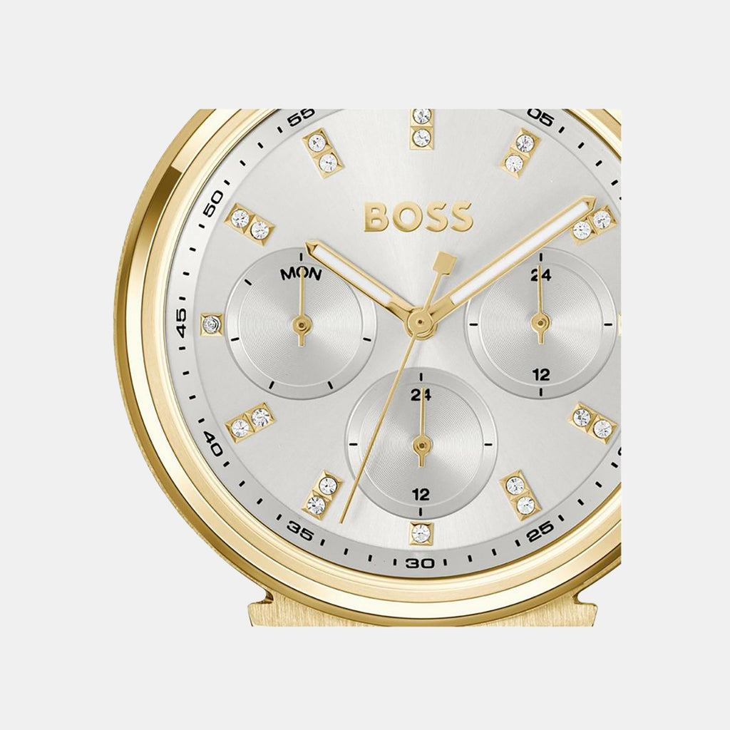 One Women Quartz Silver Dial Multi-Function Stainless Steel Watch 1502807