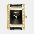 Lucy Precious Women Quartz Black Dial Analog Leather Watch 1502813