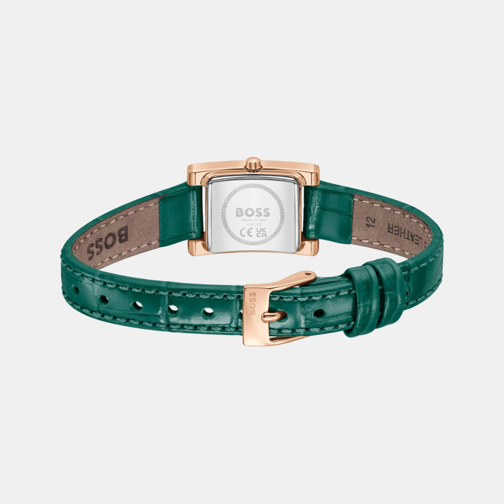 Lucy Precious Women Quartz Green Dial Analog Leather Watch 1502814