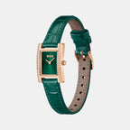 Lucy Precious Women Quartz Green Dial Analog Leather Watch 1502814