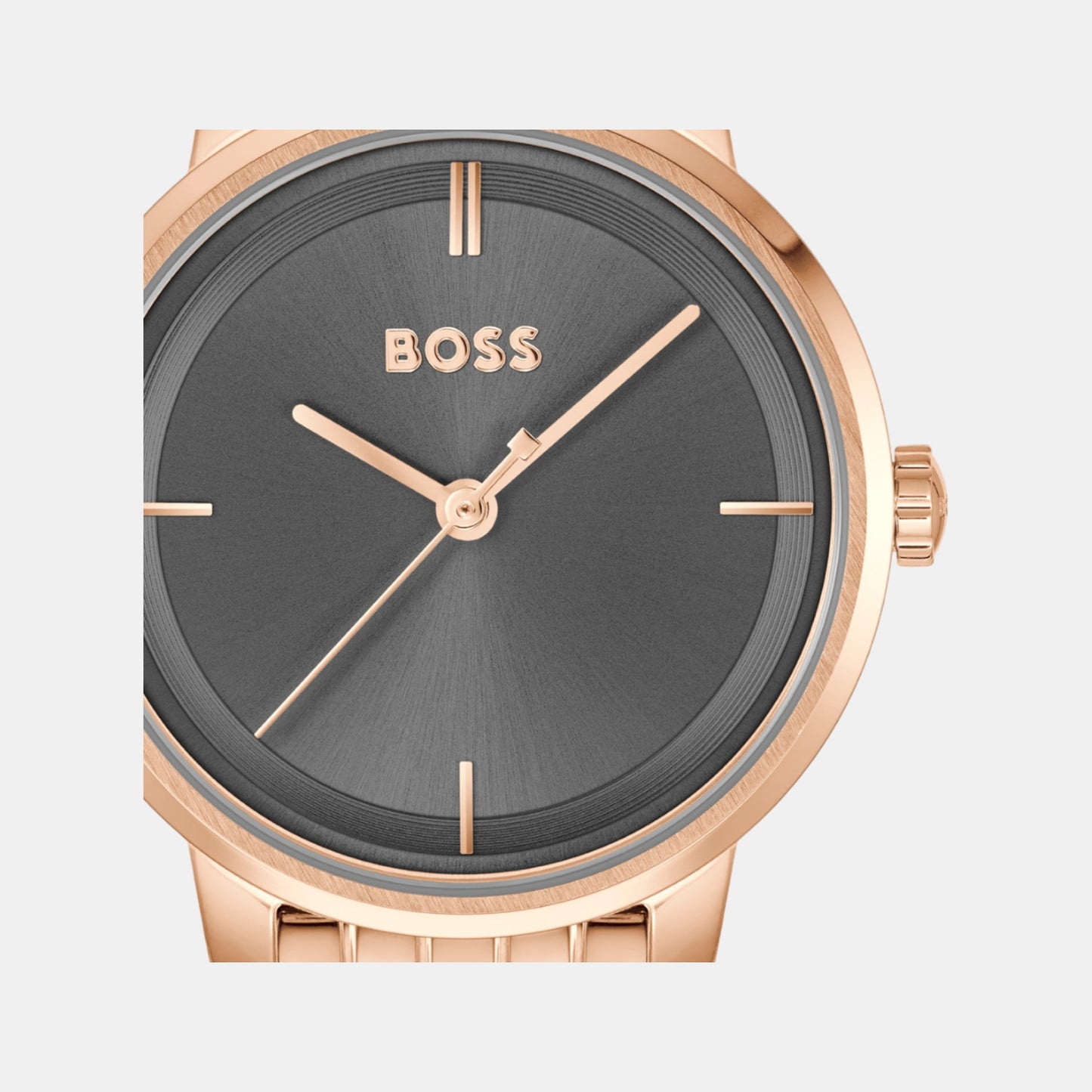 Lucia Women Quartz Grey Dial Analog Stainless Steel Watch 1502820