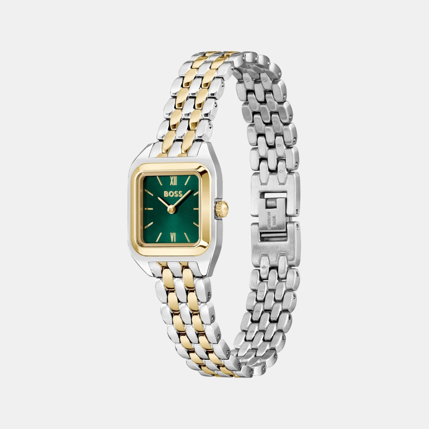 Mae Petite Women Quartz Green Dial Analog Stainless Steel Watch 1502822