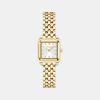 Mae Petite Women Quartz White Dial Analog Stainless Steel Watch 1502823