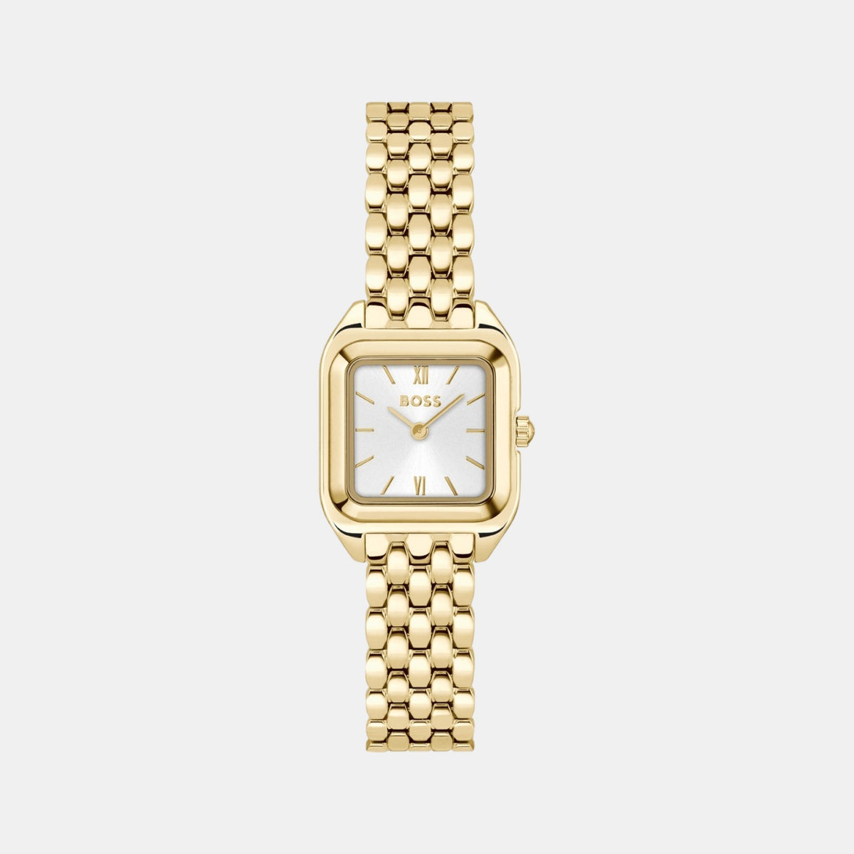 Boss Mae Petite Women Quartz Silver Dial Analog Stainless Steel Watch 1502823