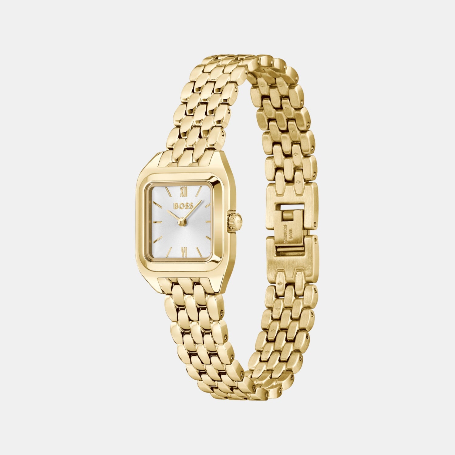 Mae Petite Women Quartz Silver White Dial Analog Stainless Steel Watch 1502823