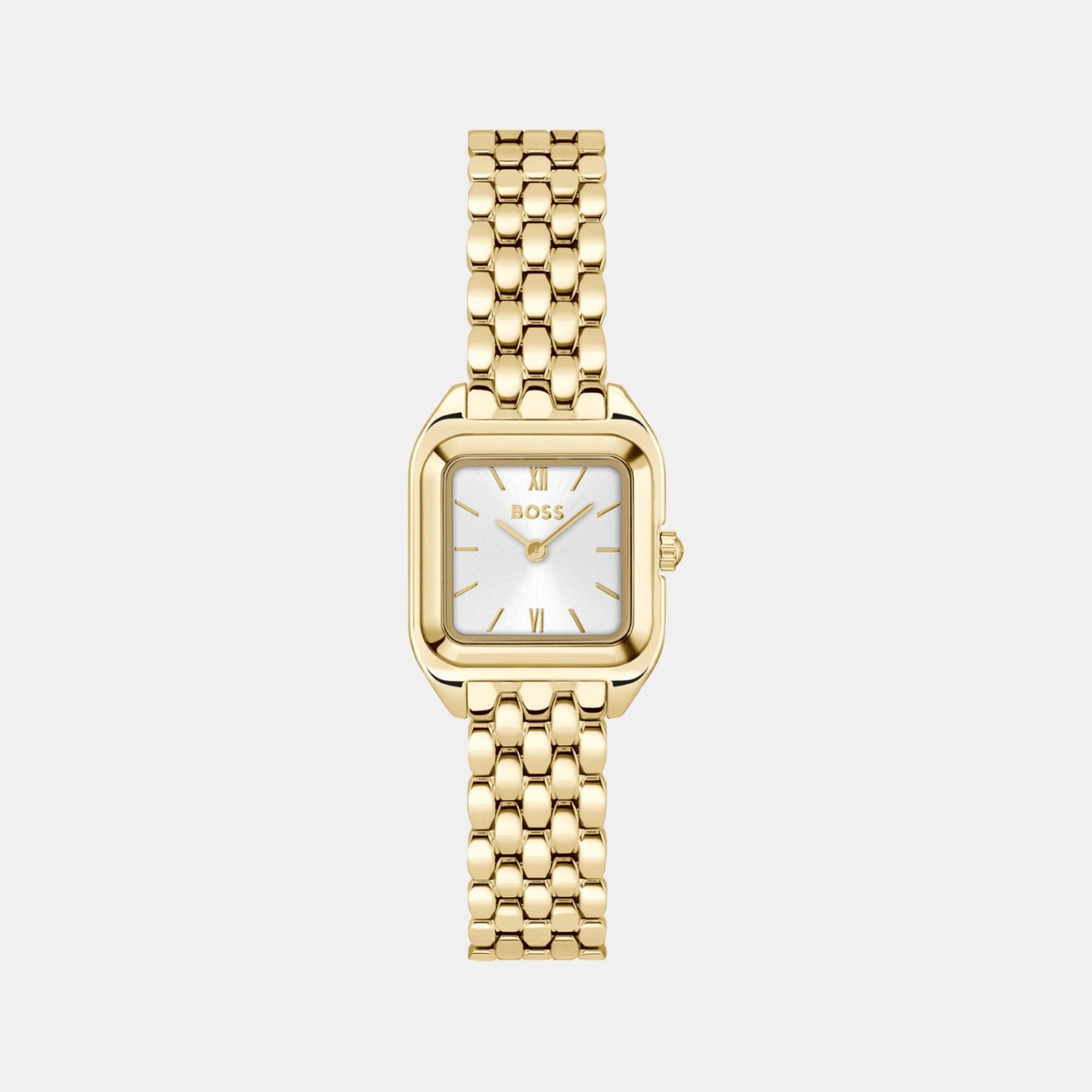 Mae Petite Women Quartz Silver White Dial Analog Stainless Steel Watch 1502823