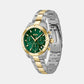 Alley Women Quartz Green Dial Chronograph Stainless Steel Watch 1502827