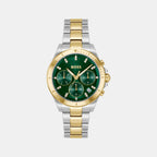 Alley Women Quartz Green Dial Chronograph Stainless Steel Watch 1502827