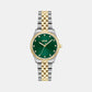 Graceful Precious Women Quartz Green Dial Analog Stainless Steel Watch 1502834