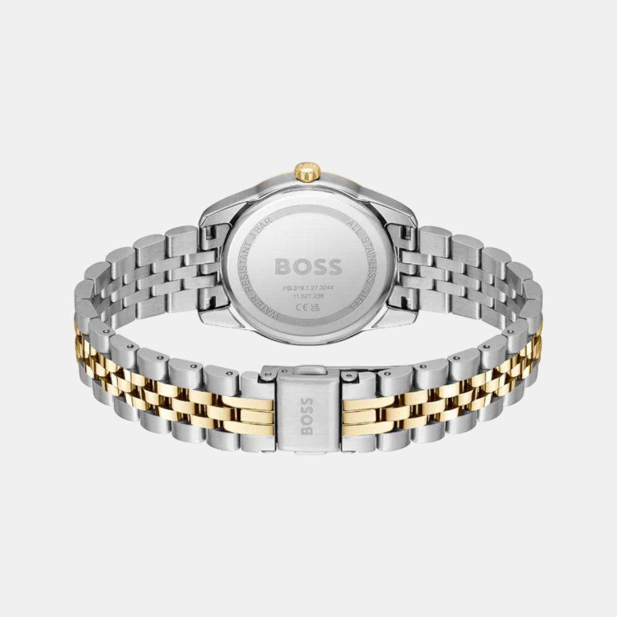 Boss Graceful Women Quartz Green Dial Analog Stainless Steel Watch 1502834