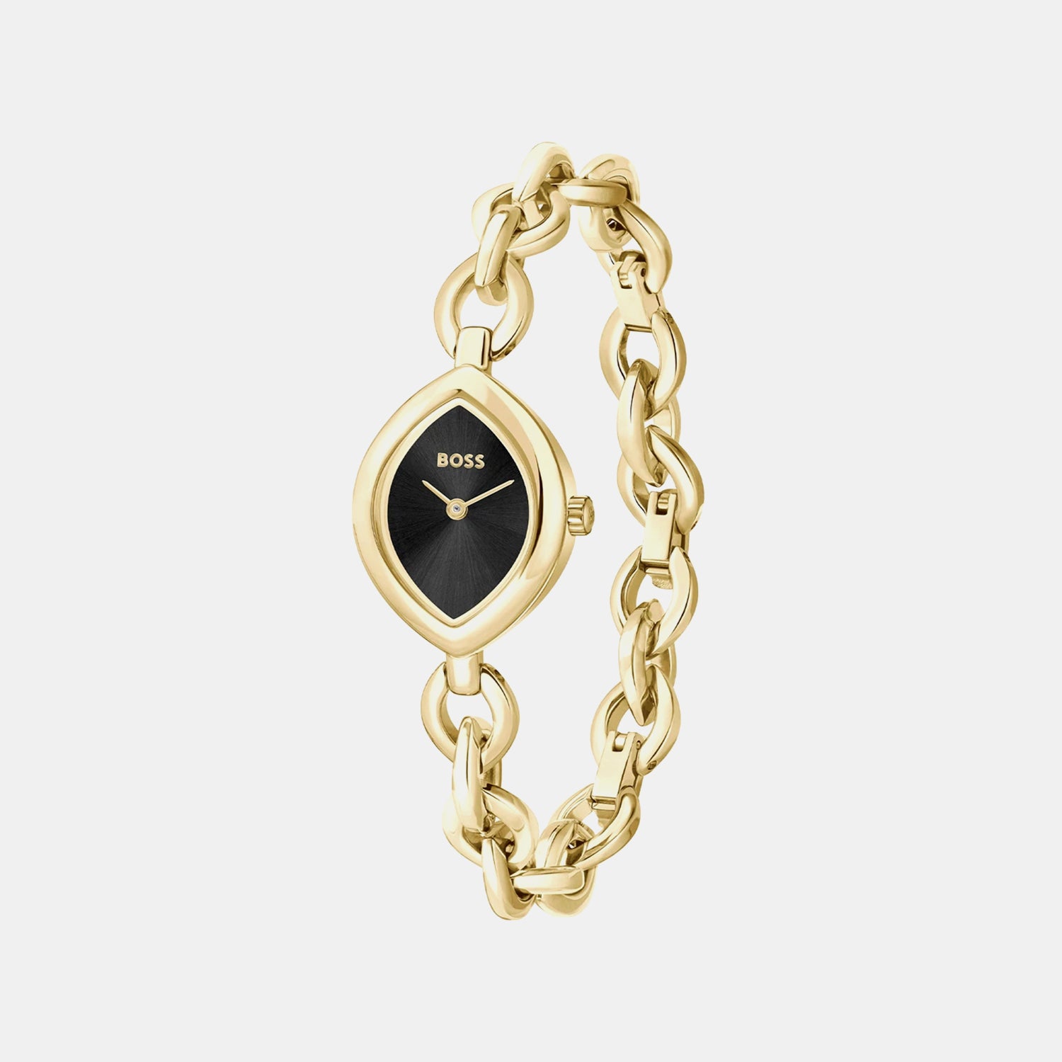 Fiora Women Quartz Black Dial Analog Stainless Steel Watch 1502838