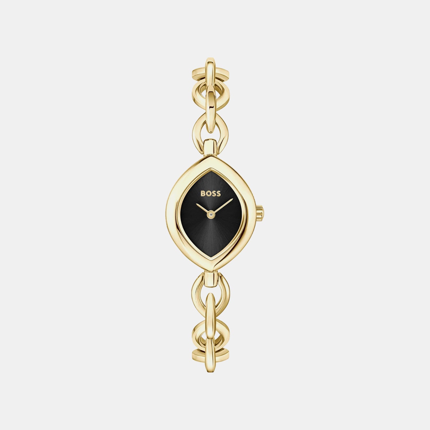 Fiora Women Quartz Black Dial Analog Stainless Steel Watch 1502838