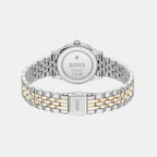 Graceful Mina Women Quartz Pink Dial Analog Stainless Steel Watch 1502842