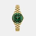 Sage Aqua Women Quartz Green Dial Analog Stainless Steel Watch 1502849