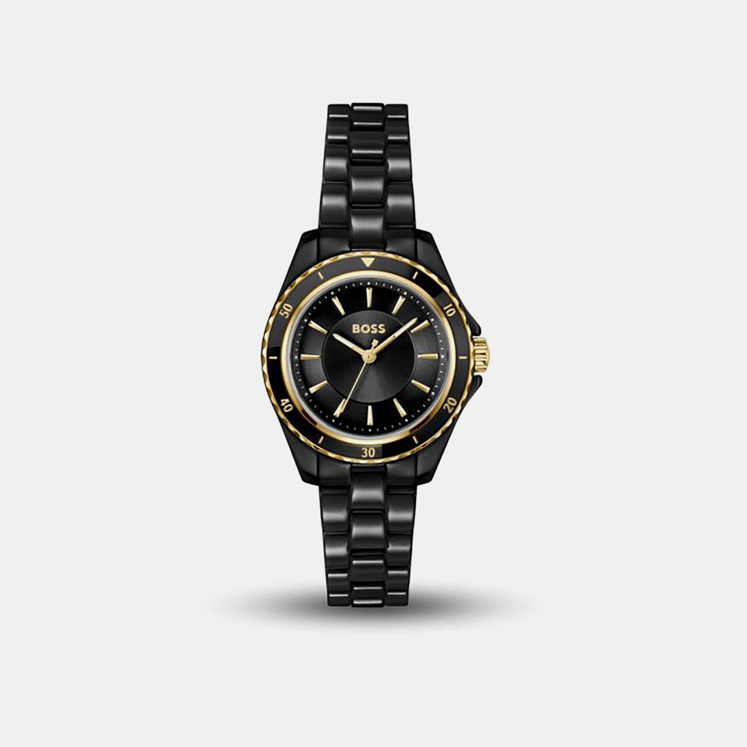 Sage Aqua Men Quartz Black Dial Analog Ceramic Watch 1502851