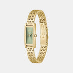 Lucy Allure Women Quartz Green Dial Analog Stainless Steel Watch 1502859
