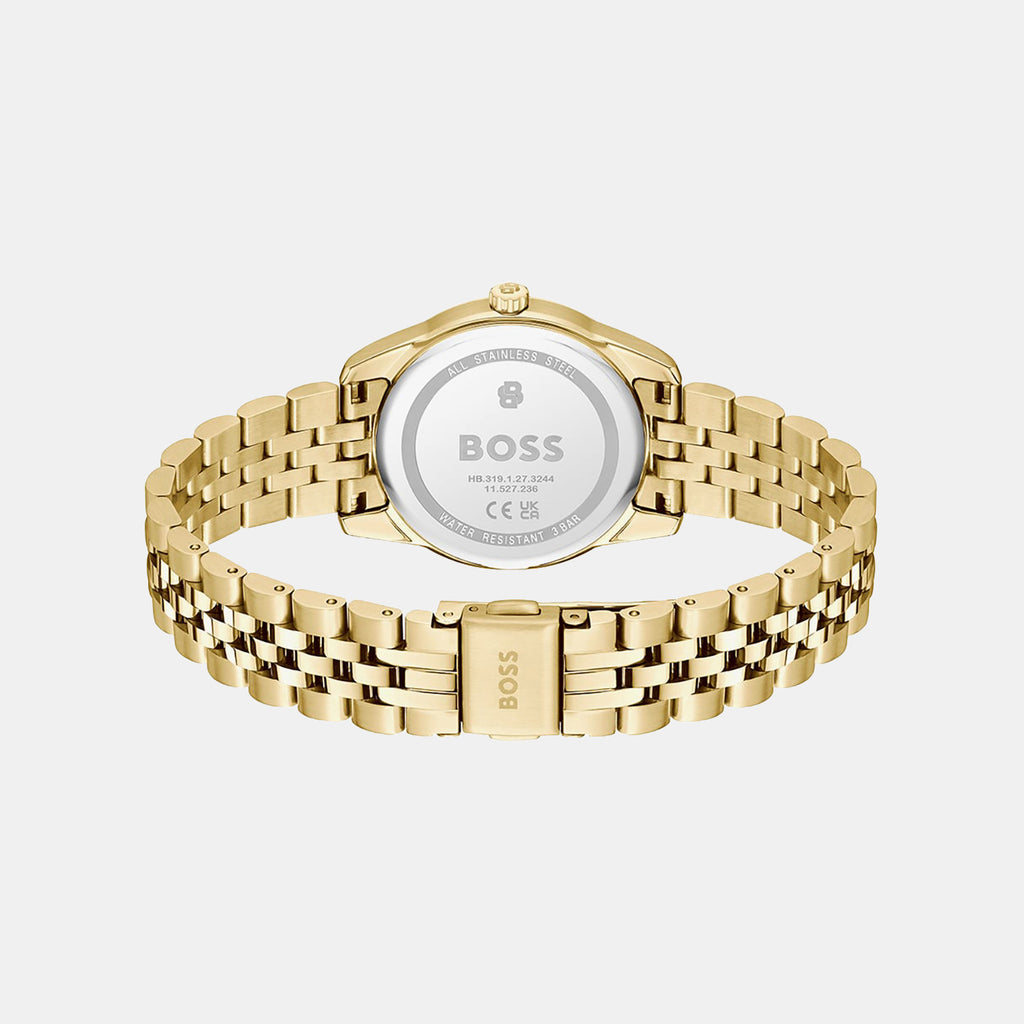Graceful Precious Women Quartz Green Mother Of Pearl Dial Analog Stainless Steel Watch 1502868