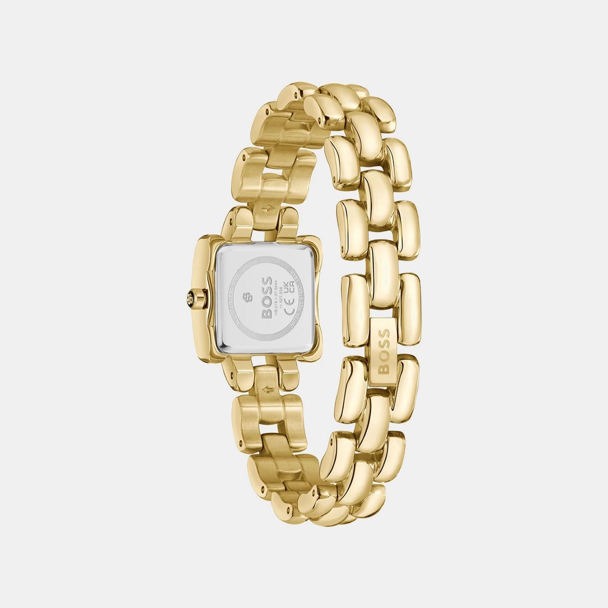 Violet Women Quartz Gold Dial Analog Stainless Steel Watch 1502874