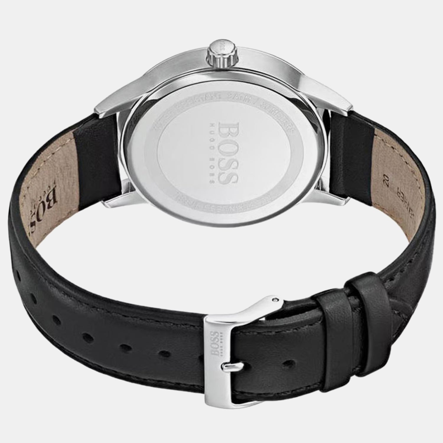 Officer Men Quartz Black Dial Analog Leather Watch 1513611