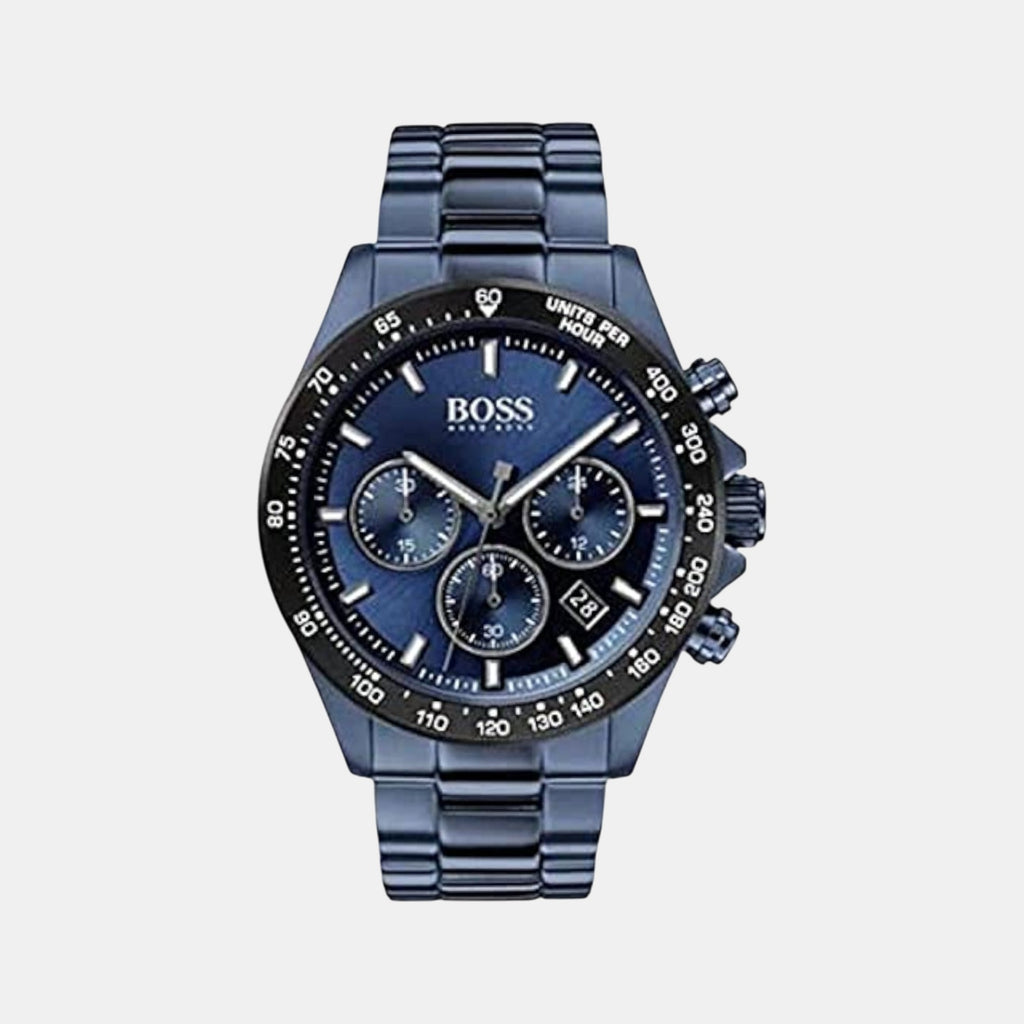 Hero Men Quartz Blue Dial Chronograph Stainless Steel Watch 1513758