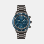 Santiago Men Quartz Blue Dial Chronograph Stainless Steel Watch 1513863