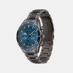 Santiago Men Quartz Blue Dial Chronograph Stainless Steel Watch 1513863
