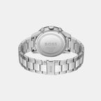 Allure Men Quartz Black Dial Chronograph Stainless Steel Watch 1513922