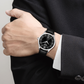 Men Quartz Black Dial Analog Leather Watch 1513954