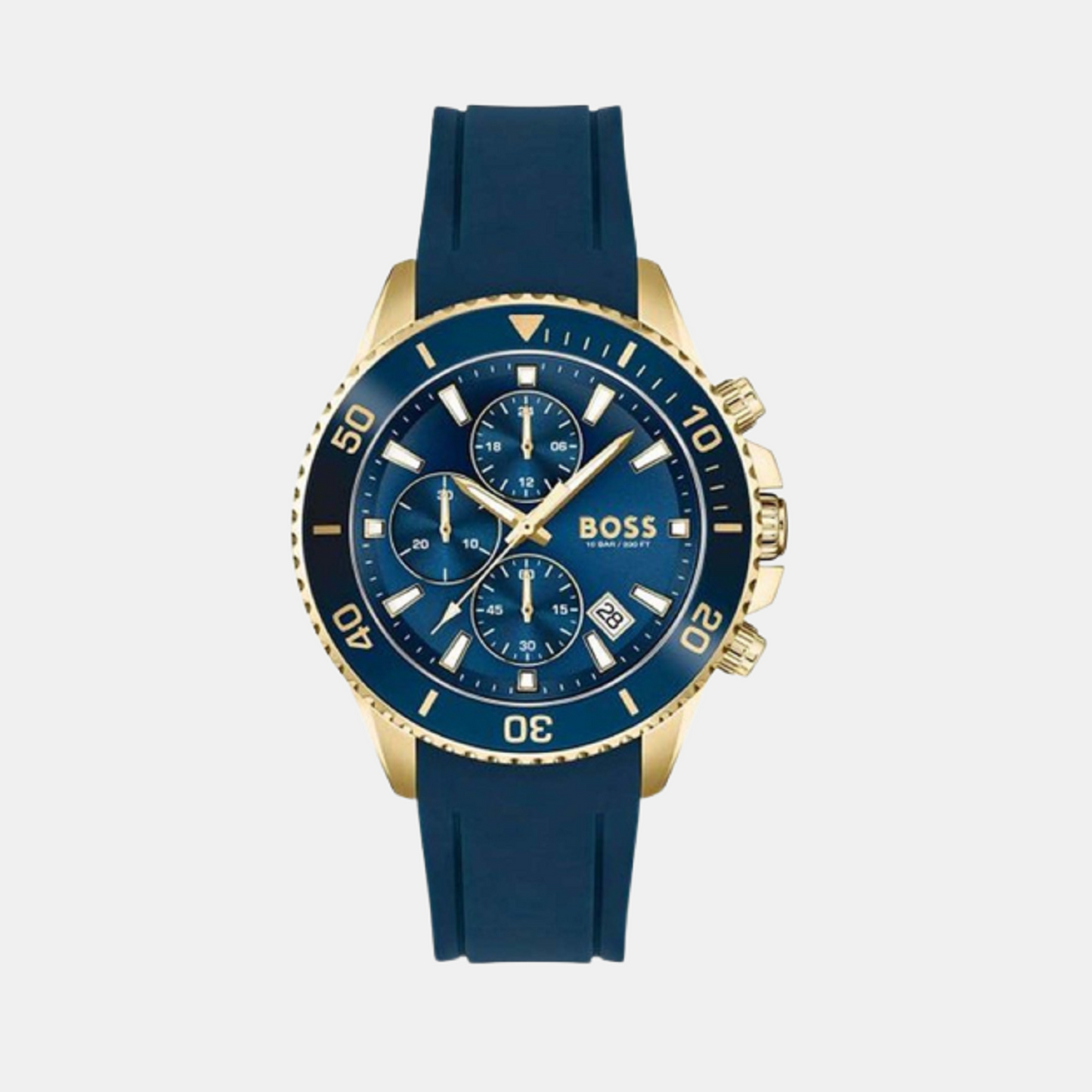 Male Blue Silicon Chronograph Watch 1513965