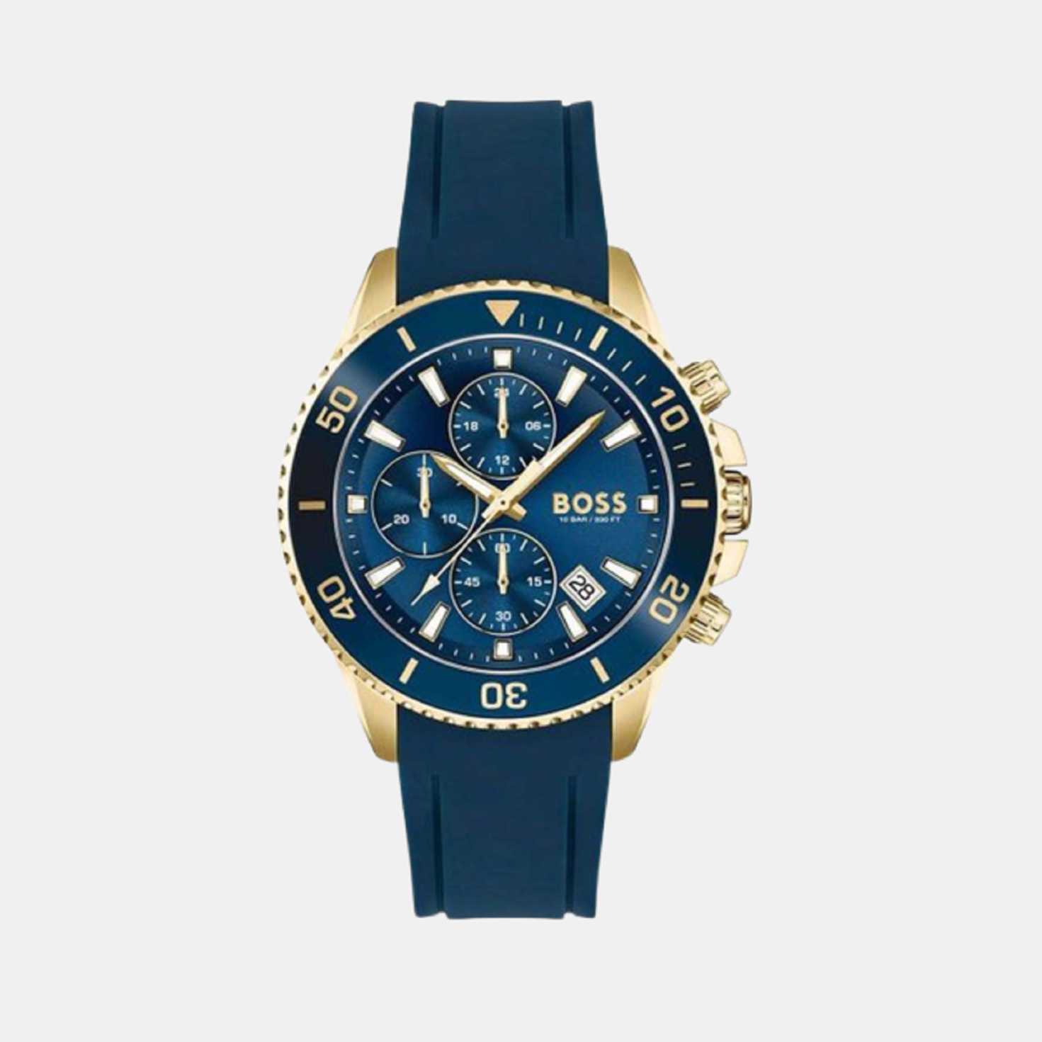 Boss Round Blue Chronograph watch