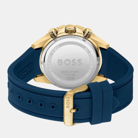 Hugo boss blue shop and gold watch