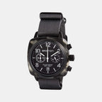 Briston Unisex Quartz Black Matt Dial Analog Nato Watch 15140.PBAM.GT.3.NG-1