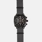 Briston Unisex Quartz Black Matt Dial Analog Nato Watch 15140.PBAM.GT.3.NG-2