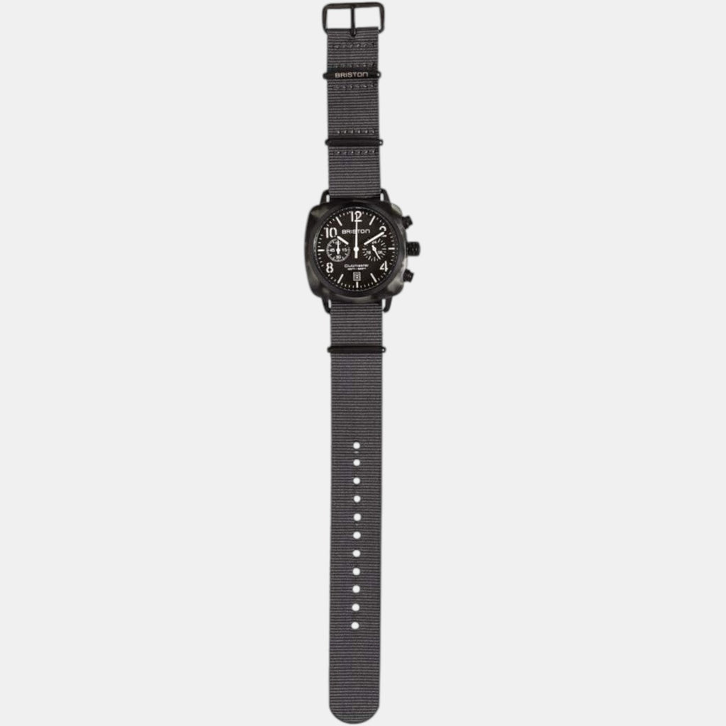 Briston Unisex Quartz Black Matt Dial Analog Nato Watch 15140.PBAM.GT.3.NG-3