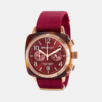 Briston Clubmaster Classic Men Quartz Red Dial Chronograph Nato Watch 15140.PRA.T.8.NBDX-1