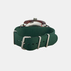 Clubmaster Classic Unisex Quartz Green Dial Chronograph NATO Watch 15140.SA.T.10.NBG